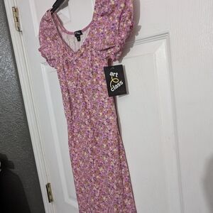 Art Class Pink Floral Girls Dress